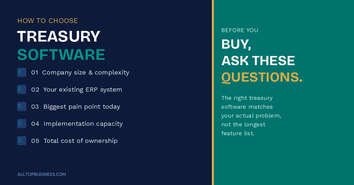 How to Choose Treasury Software