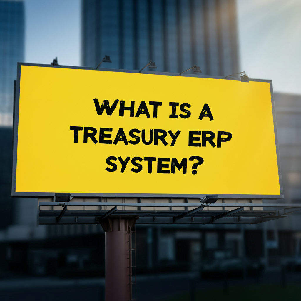 What is a treasury ERP system?