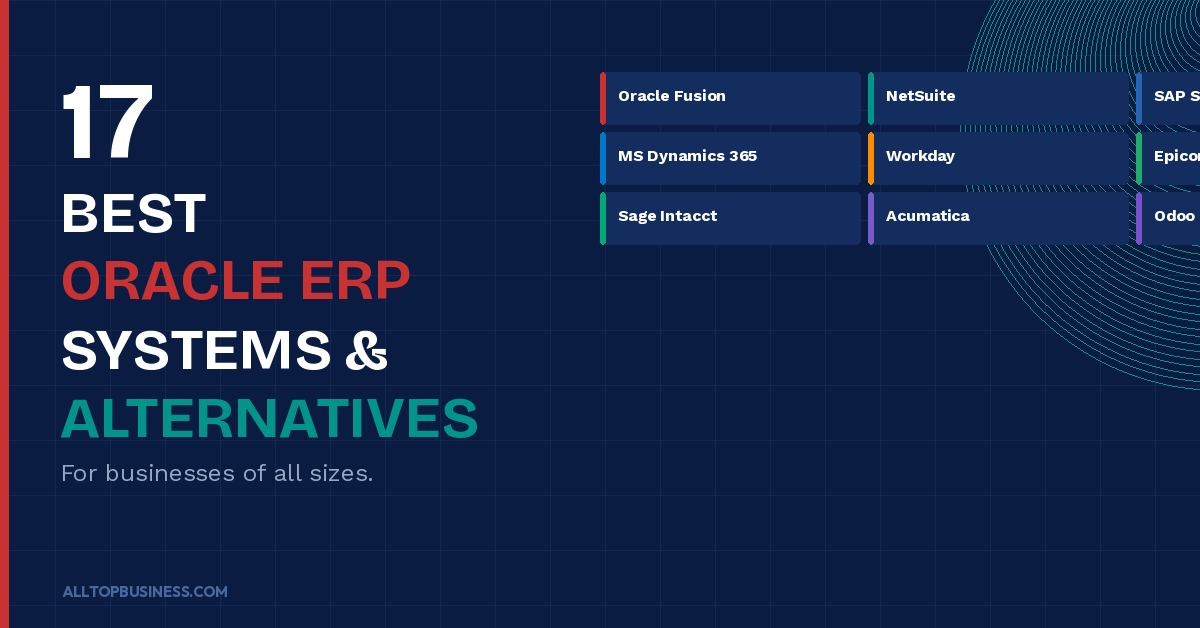 17 Best Oracle ERP Systems and Alternatives for Businesses