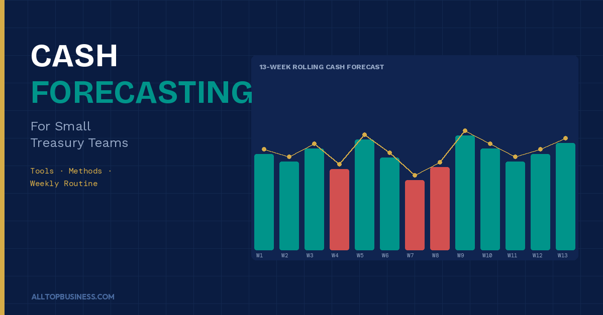 Cash Forecasting for Small Treasury Teams: Tools, Methods, and a Weekly Routine