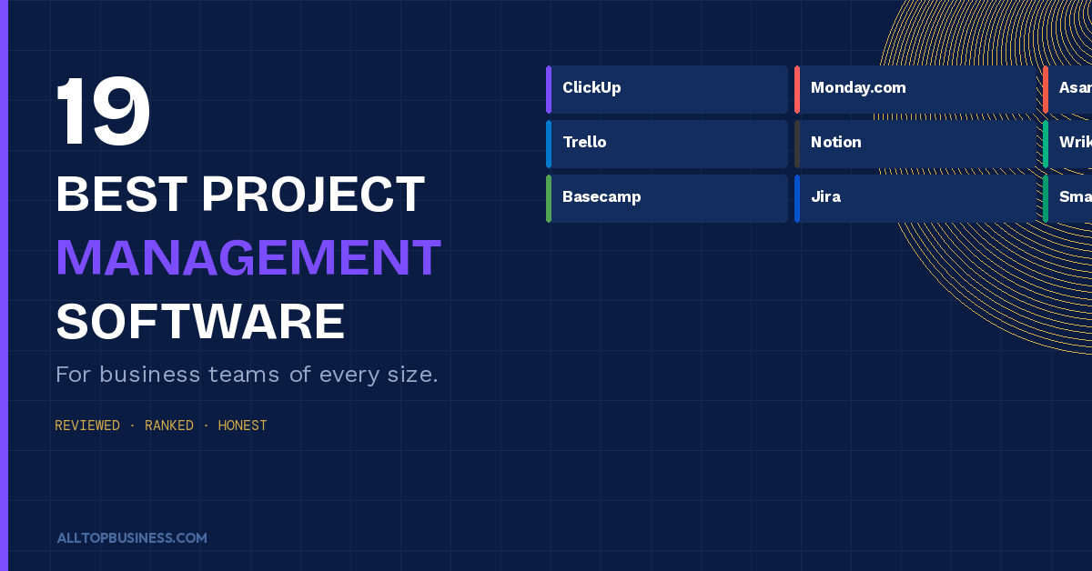 19 Best Project Management Software for Business Teams