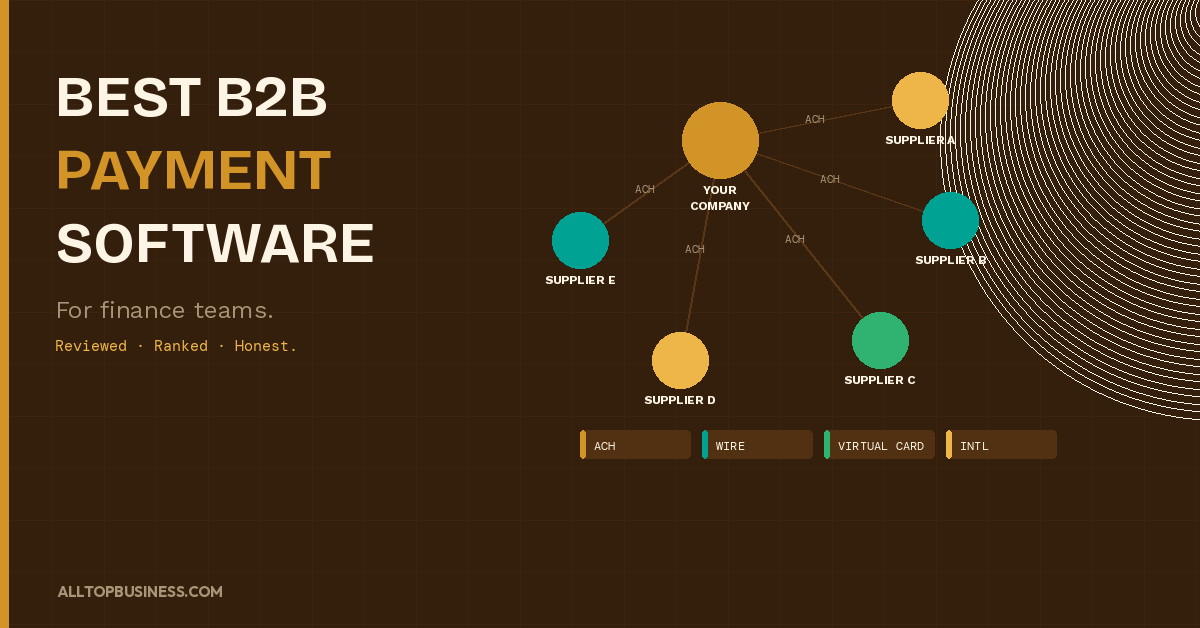 13 Best B2B Payment Software for Finance Teams